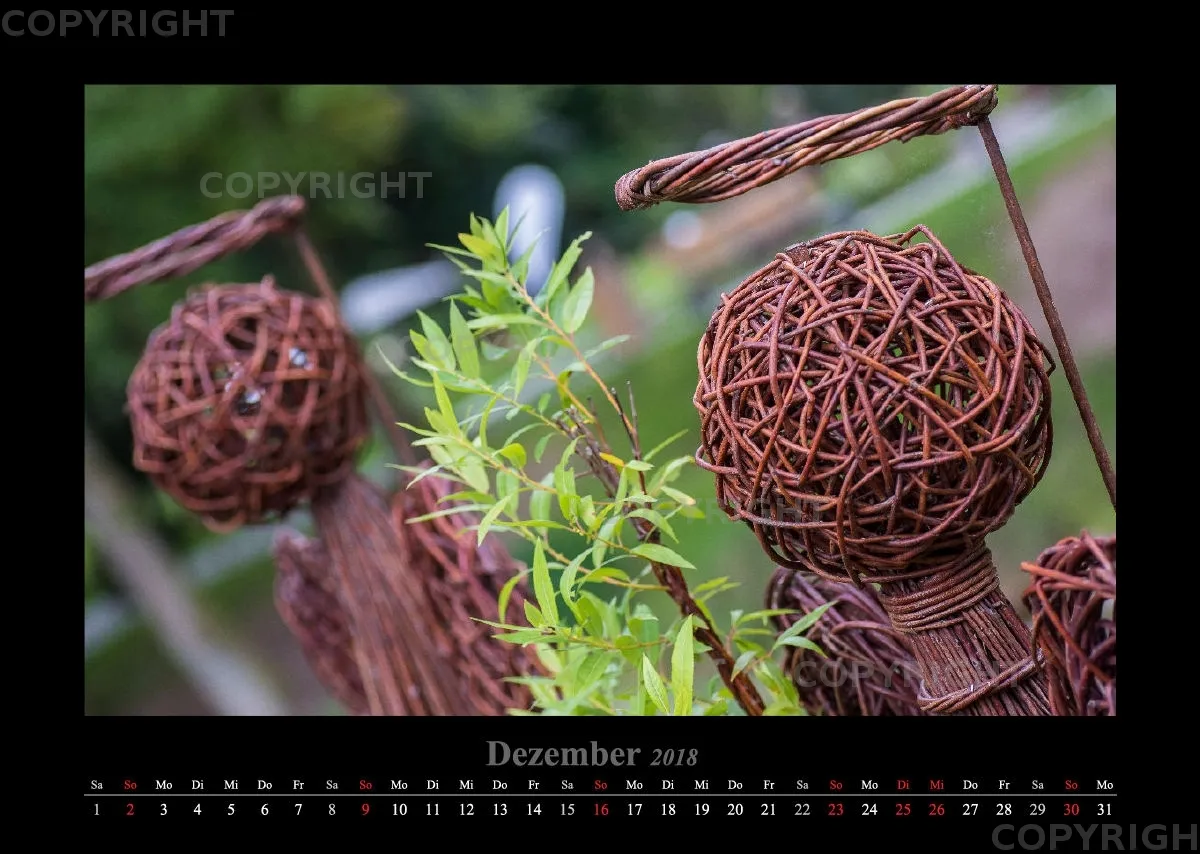 (45) Bildkalender A3 quer - Gartenschau 2018