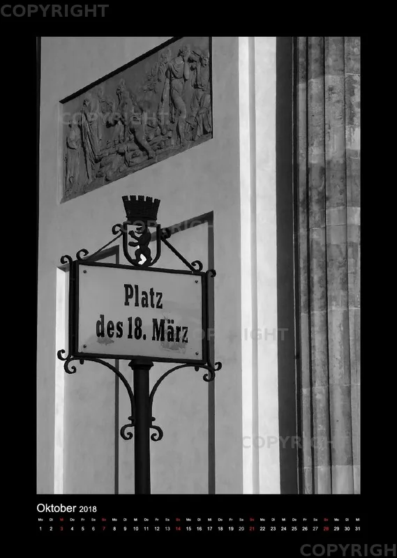 (12) Bildkalender A3 hoch - Berlin 2018