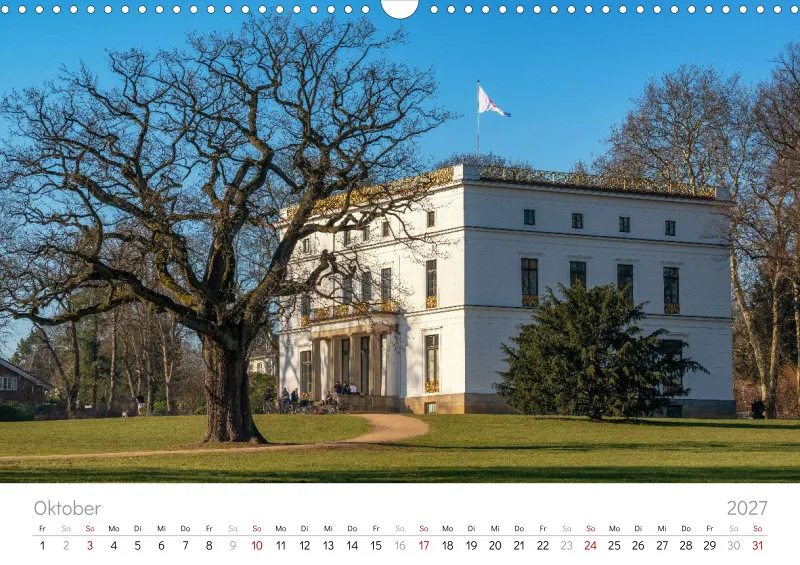 Hamburg Kalender 2027 A3 Querformat