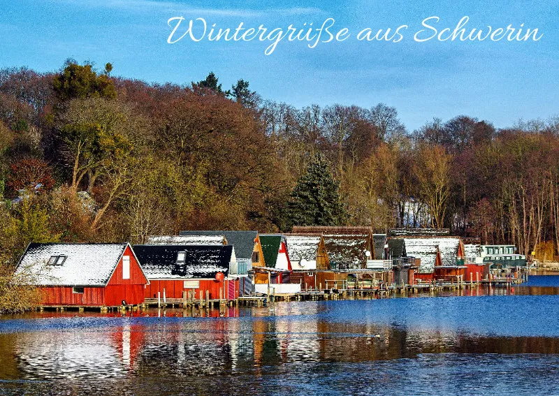 Karte Schwerin Winter