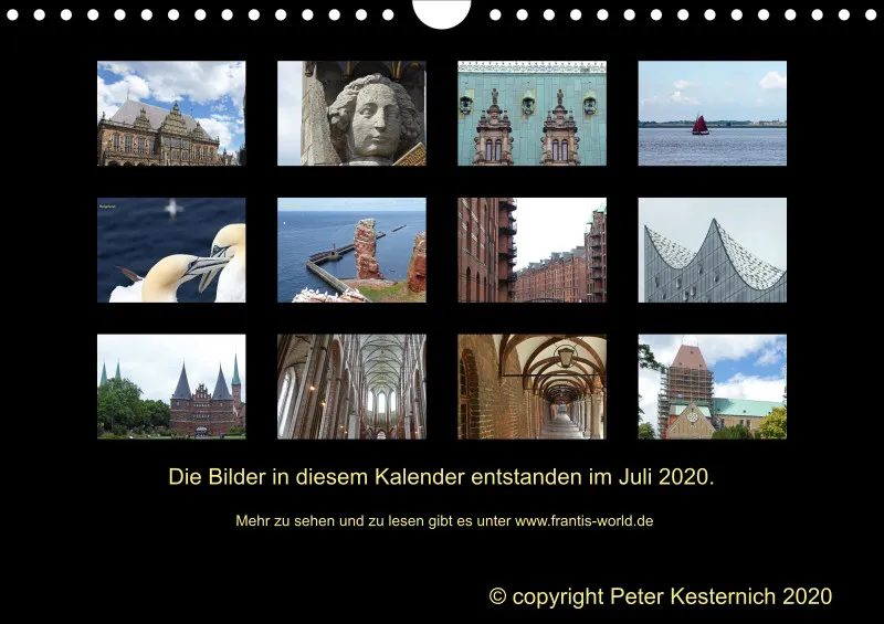 Stadt, Land, Fluss, Meer, Insel in Norddeutschland - klein
