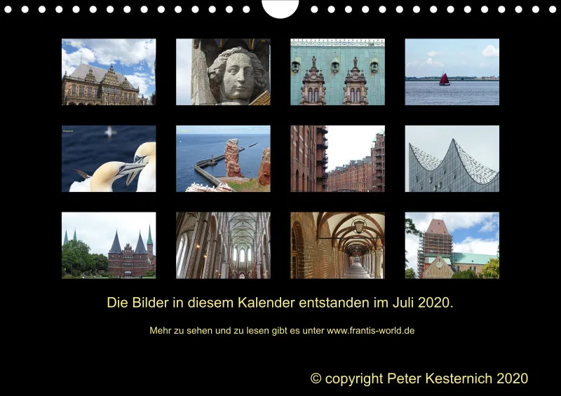 Stadt, Land, Fluss, Meer, Insel in Norddeutschland - klein