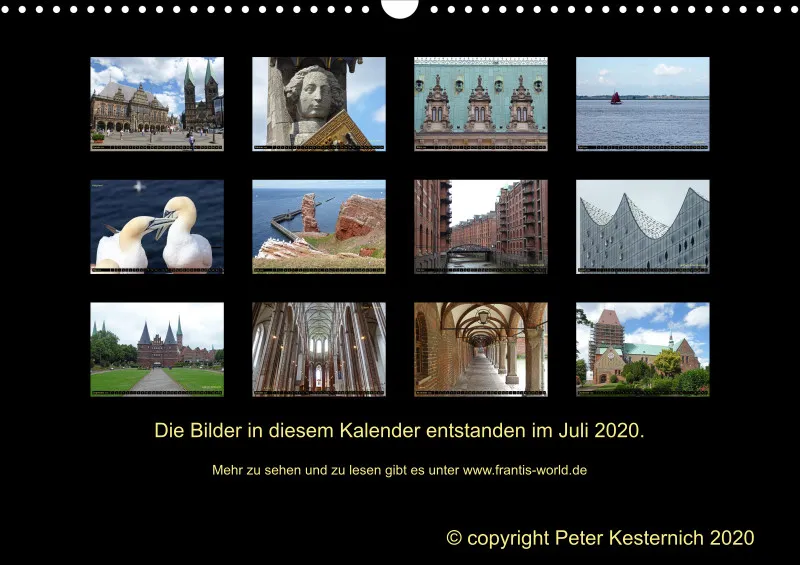 Stadt, Land, Fluss, Meer, Insel in Norddeutschland