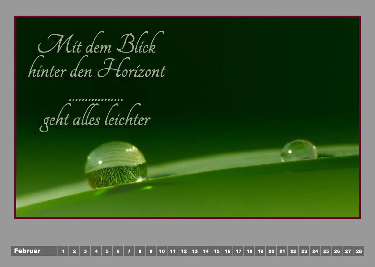 Tautropfen - H.Jürgen Rubin / Poesie - Linda Li