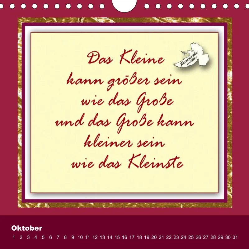 Poesiekalender - Herbert Rösler Neutral Immerwährend