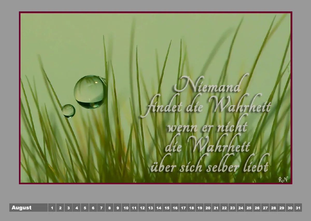 Tautropfen - H.Jürgen Rubin / Poesie - Linda Li