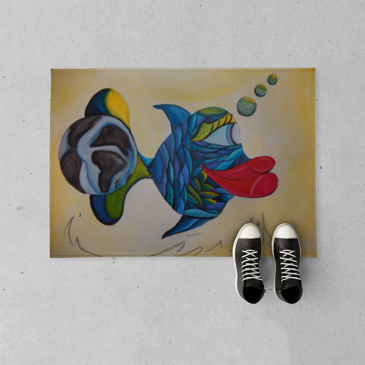 Fußmatte "Blubb"