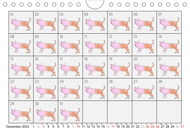 Schweinehund Kalender 2023