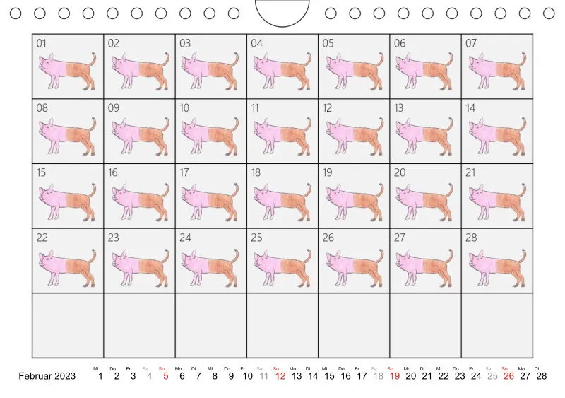 Schweinehund Kalender 2023