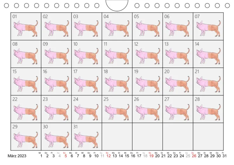 Schweinehund Kalender 2023