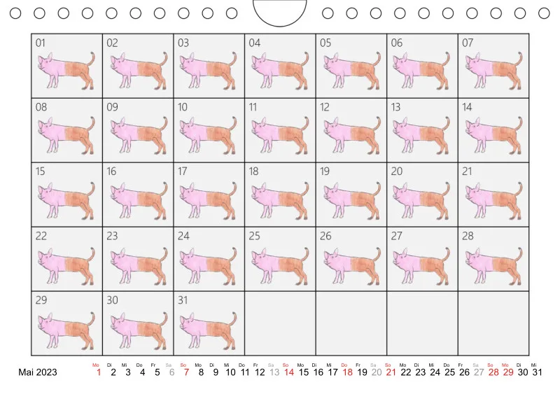 Schweinehund Kalender 2023