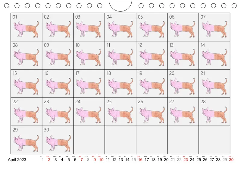 Schweinehund Kalender 2023