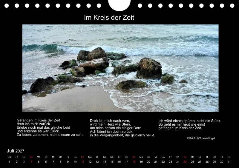 Wandkalender Ein Hauch von Poesie