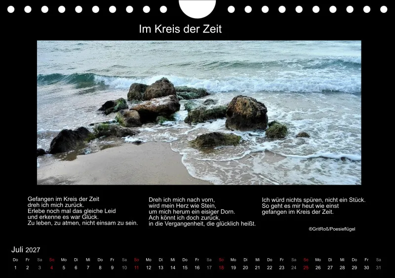 Wandkalender Ein Hauch von Poesie