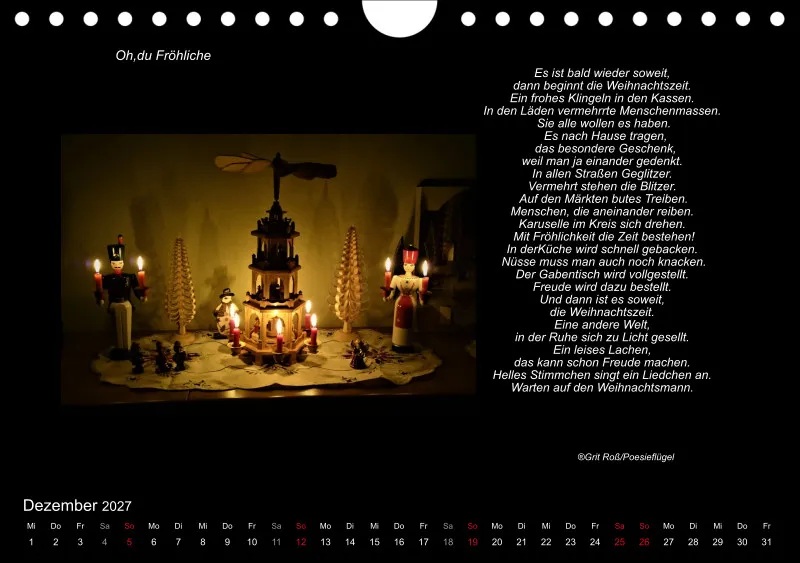 Wandkalender Ein Hauch von Poesie
