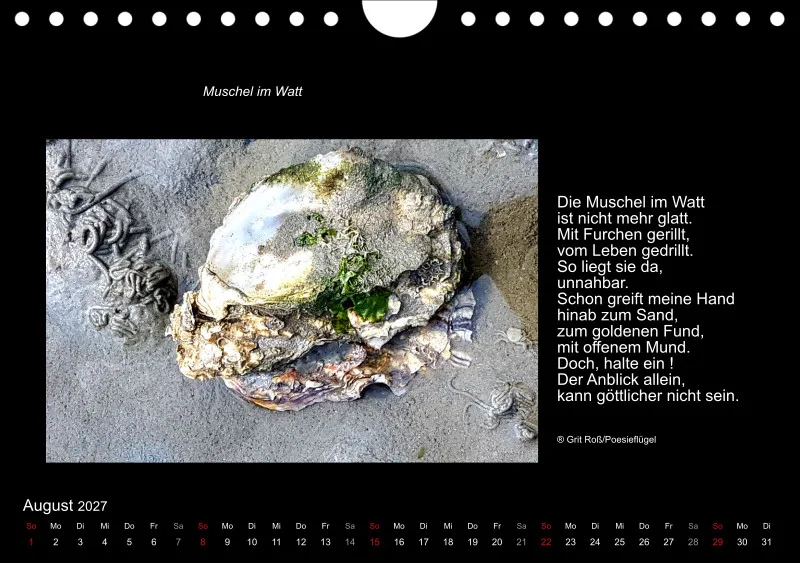 Wandkalender Ein Hauch von Poesie