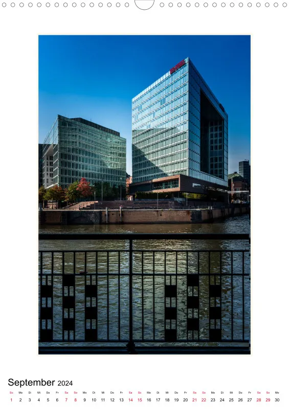 Hamburg - meine Perle Kalender 2024 DIN A3 Hochformat