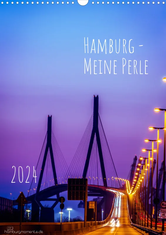 Hamburg - meine Perle Kalender 2024 DIN A3 Hochformat