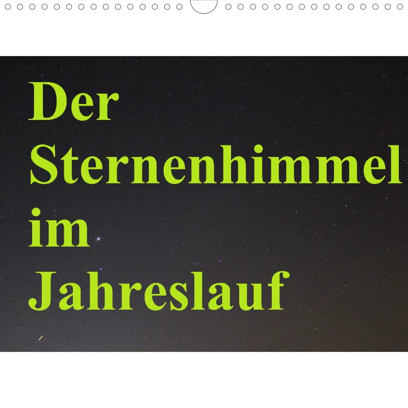 Sternenhimmel 2027 - Grossformat