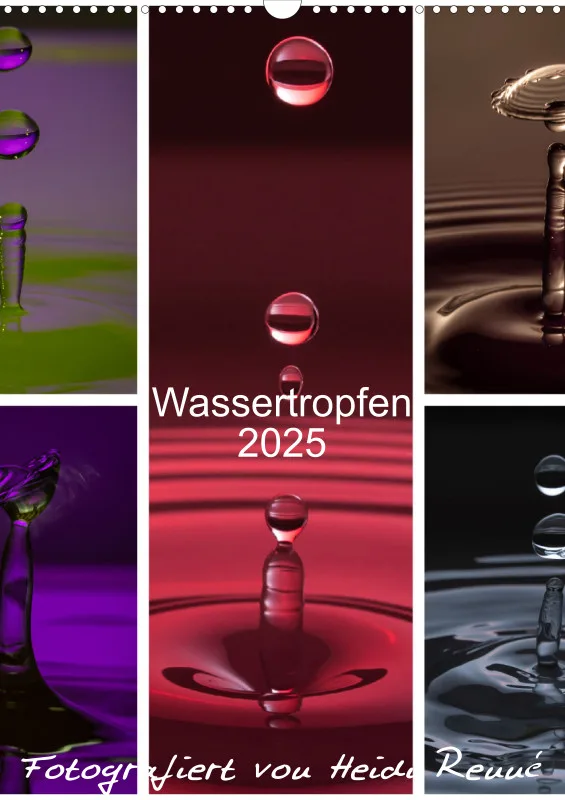 Wassertropfen Hochkant