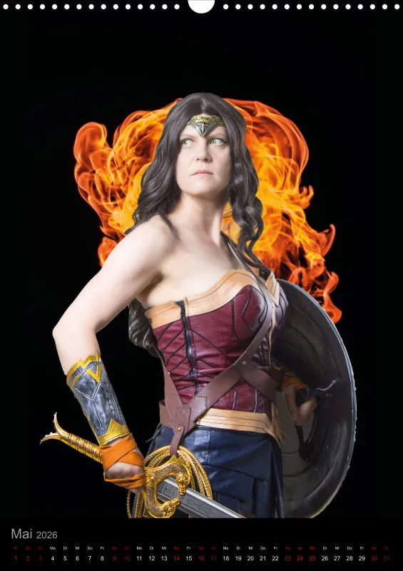 Heldinnen-Momente für das ganze Jahr – der Wonder-Woman-Cosplay-Kalender