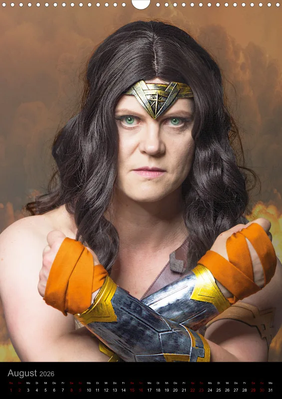 Heldinnen-Momente für das ganze Jahr – der Wonder-Woman-Cosplay-Kalender
