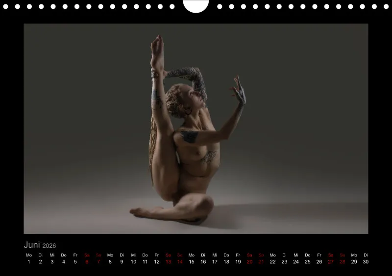 Sari Nude - Bewegung. Spannung. Sinnlichkeit. – Akt in vollendeter Dynamik
