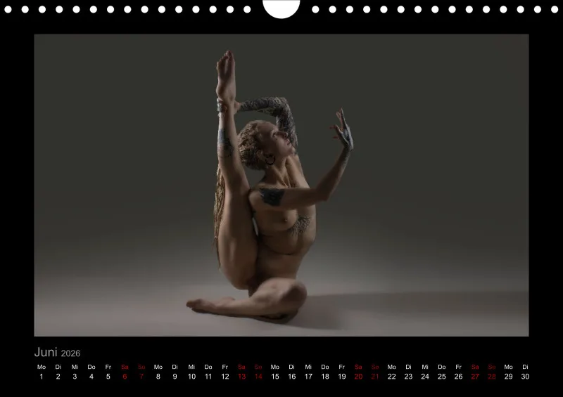 Sari Nude - Bewegung. Spannung. Sinnlichkeit. – Akt in vollendeter Dynamik