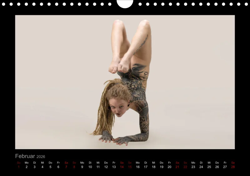 Sari Nude - Bewegung. Spannung. Sinnlichkeit. – Akt in vollendeter Dynamik