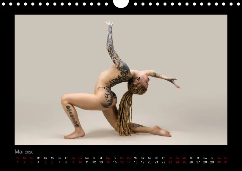 Sari Nude - Bewegung. Spannung. Sinnlichkeit. – Akt in vollendeter Dynamik