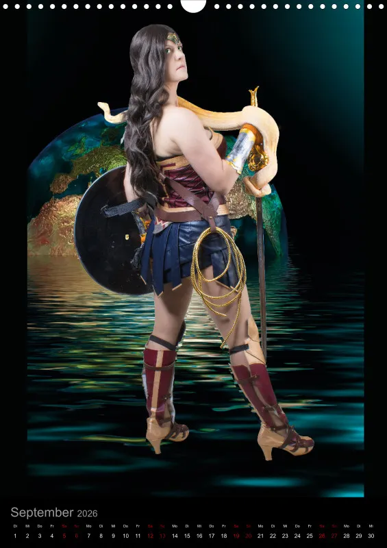 Heldinnen-Momente für das ganze Jahr – der Wonder-Woman-Cosplay-Kalender