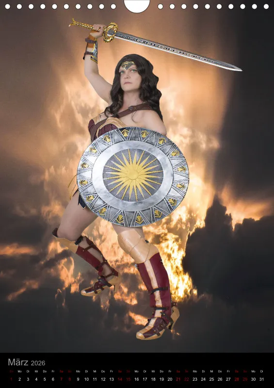 Heldinnen-Momente für das ganze Jahr – der Wonder-Woman-Cosplay-Kalender
