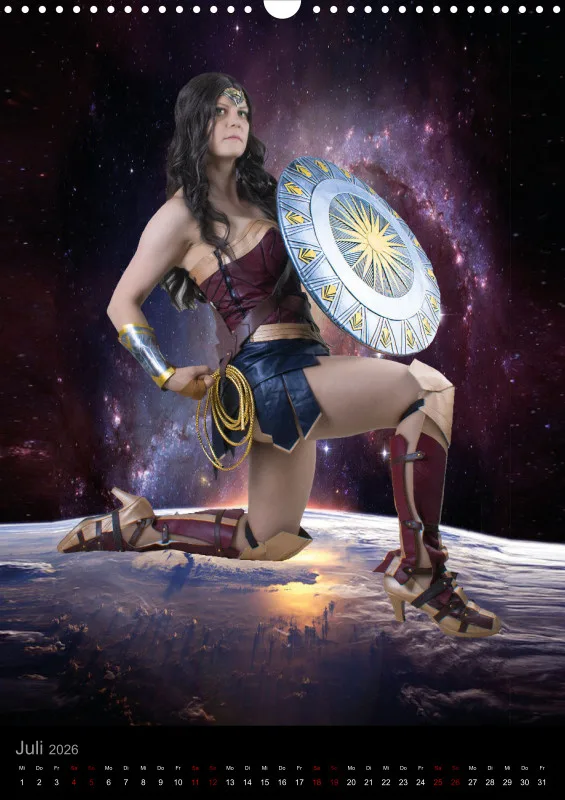 Heldinnen-Momente für das ganze Jahr – der Wonder-Woman-Cosplay-Kalender