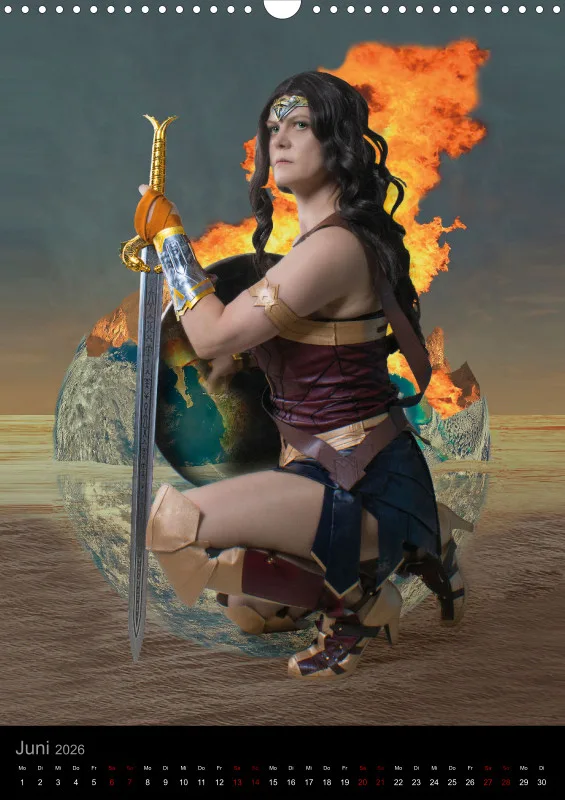 Heldinnen-Momente für das ganze Jahr – der Wonder-Woman-Cosplay-Kalender