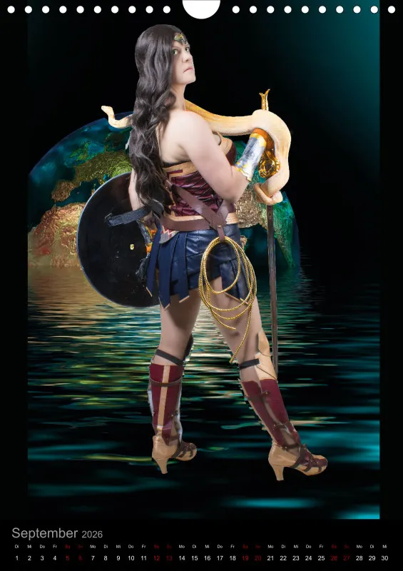 Heldinnen-Momente für das ganze Jahr – der Wonder-Woman-Cosplay-Kalender