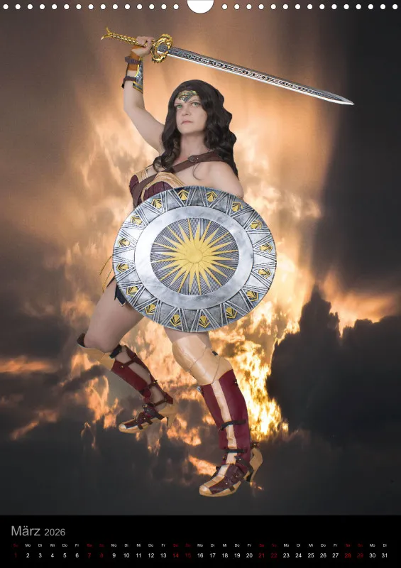 Heldinnen-Momente für das ganze Jahr – der Wonder-Woman-Cosplay-Kalender