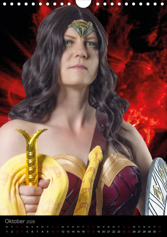 Heldinnen-Momente für das ganze Jahr – der Wonder-Woman-Cosplay-Kalender