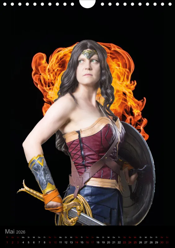 Heldinnen-Momente für das ganze Jahr – der Wonder-Woman-Cosplay-Kalender
