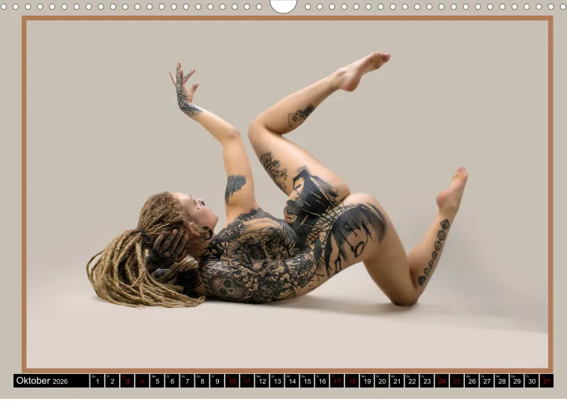 Sari Nude - Bewegung. Spannung. Sinnlichkeit. – Akt in vollendeter Dynamik