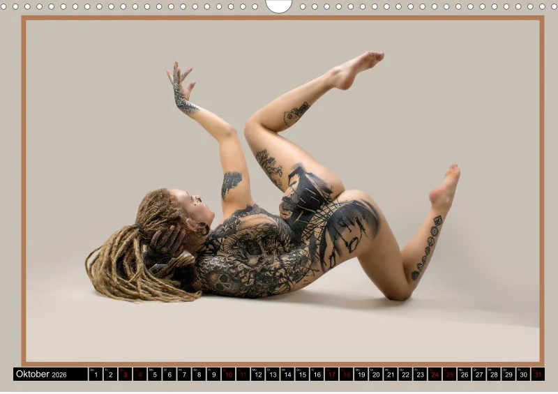 Sari Nude - Bewegung. Spannung. Sinnlichkeit. – Akt in vollendeter Dynamik