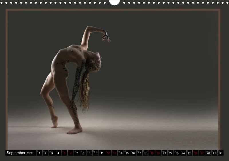 Sari Nude - Bewegung. Spannung. Sinnlichkeit. – Akt in vollendeter Dynamik