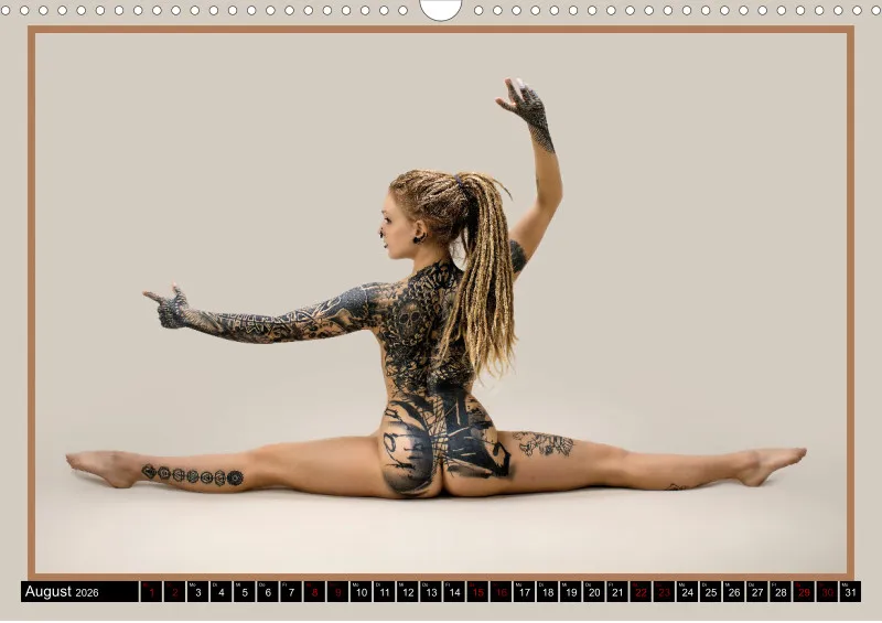 Sari Nude - Bewegung. Spannung. Sinnlichkeit. – Akt in vollendeter Dynamik