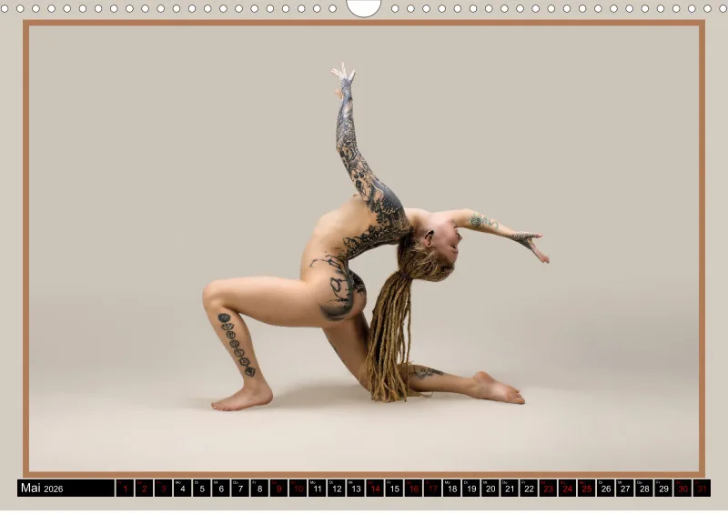 Sari Nude - Bewegung. Spannung. Sinnlichkeit. – Akt in vollendeter Dynamik