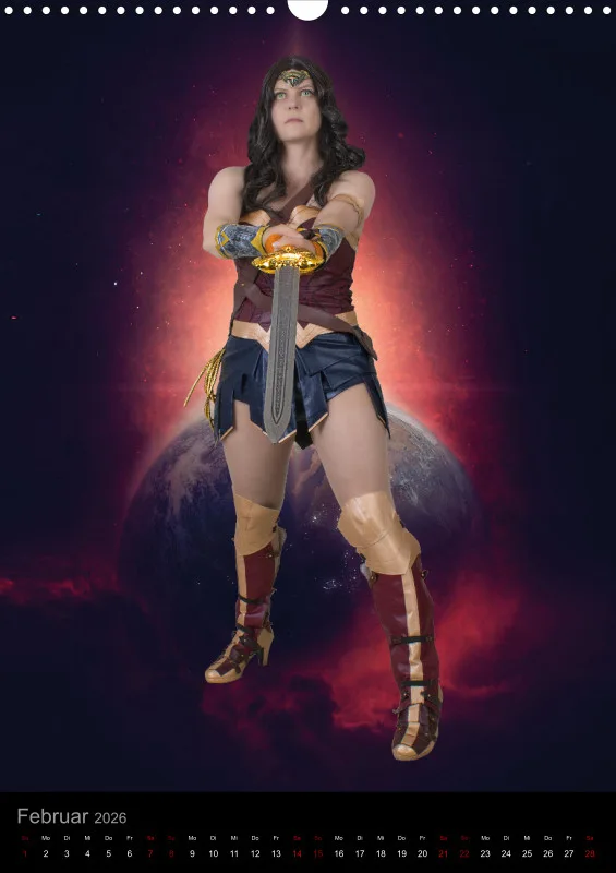 Heldinnen-Momente für das ganze Jahr – der Wonder-Woman-Cosplay-Kalender
