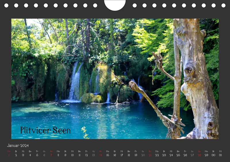 2023 Fotokalender Kroatien quer dunkel