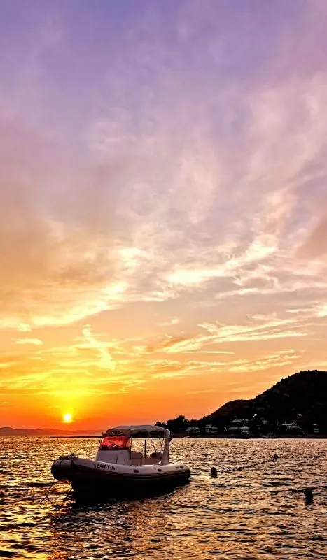 Adria Sunset Leinwand 70x120