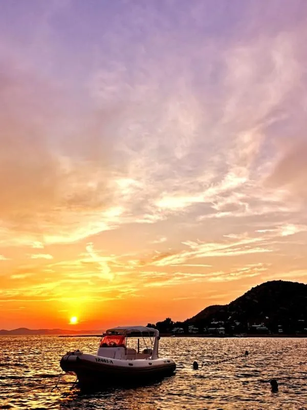 Adria Sunset Leinwand 45x60