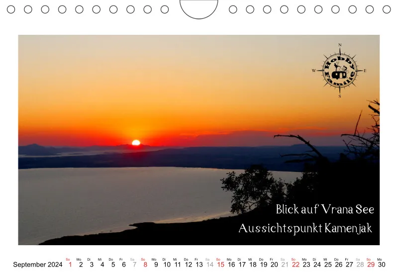 2024 Fotokalender Kroatien quer hell