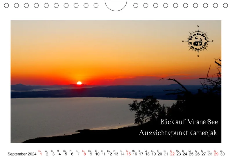 2024 Fotokalender Kroatien quer hell