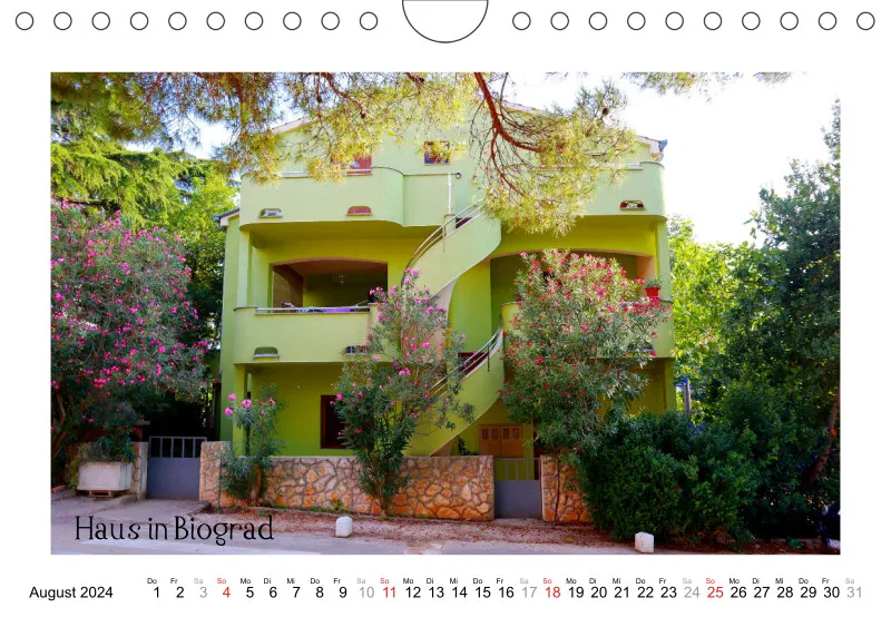2024 Fotokalender Kroatien quer hell